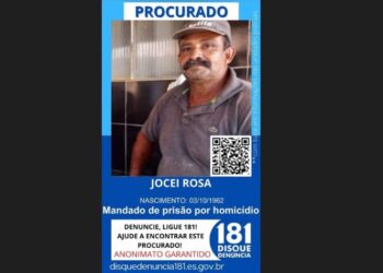 Delegado divulga foto de suspeito de matar mulher em Presidente Kennedy