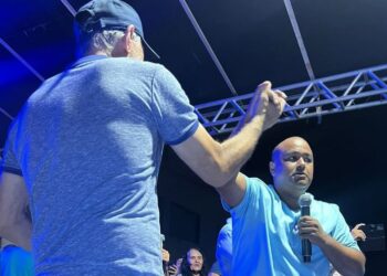 [Eleições 2024] Geovane Meneguelli reforça comício de Marquinhos Assad, em Anchieta