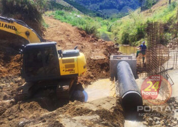 [Cachoeiro] Governo constrói barragem no interior para fortalecer abastecimento hídrico