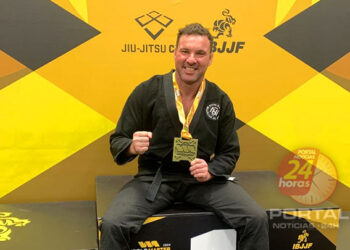 [Delegado] Capixaba conquista medalha em Mundial de Jiu-jitsu se tornando o maior medalhista, em mundial do ES
