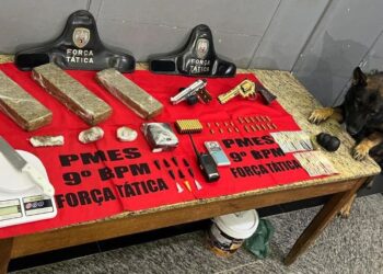 Polícia Militar apreende drogas, armas e munições em Cachoeiro de Itapemirim