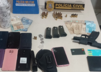 Operação integrada resulta em apreensões de armas, drogas e munições na região noroeste do estado