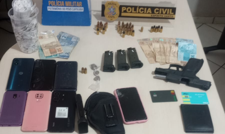 Operação integrada resulta em apreensões de armas, drogas e munições na região noroeste do estado