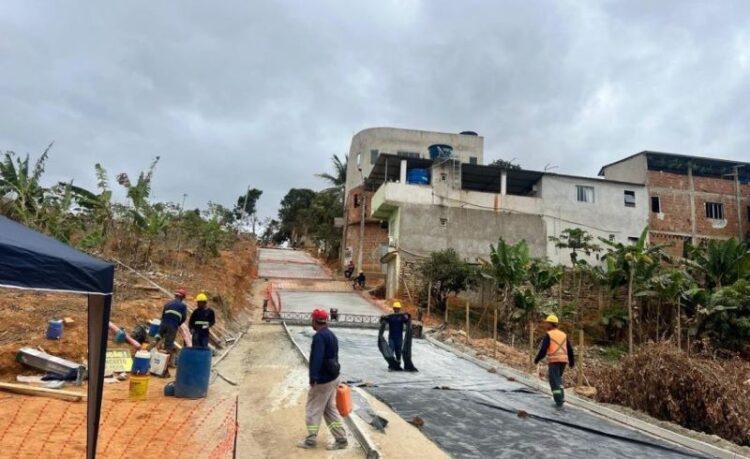 [Cachoeiro] Obras de infraestrutura avançam no Morro do Cigano