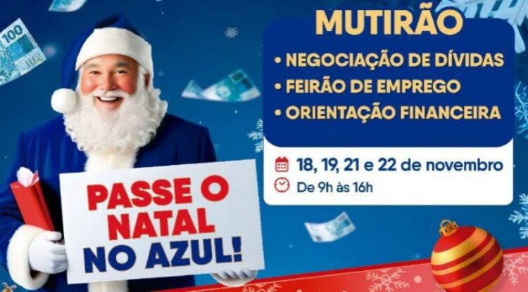 Natal Azul: Mutirão de Negociação e Feirão de Empregos em Vila Velha