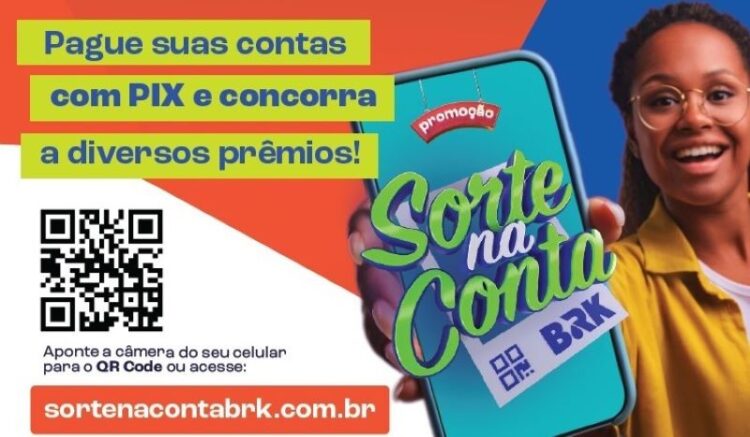 [Cachoeiro] Campanha Sorte na Conta premia clientes da BRK que pagam faturas com PIX