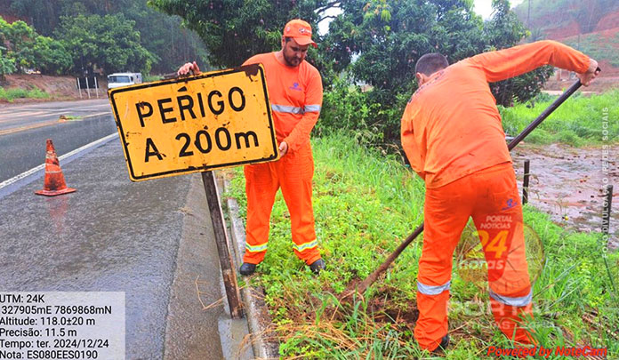 DER-ES faz manutenção e monitoramento de estradas e pontes do Estado