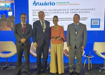 Casagrande participa do Lançamento do Anuário Estadual de Mudanças Climáticas, em Brasília