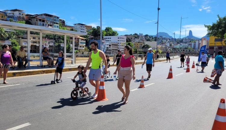 Projeto “Avenida de Lazer” levou diversão, esporte e paz às famílias cachoeirenses no domingo