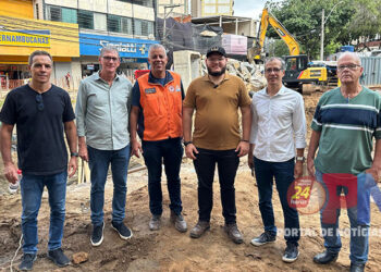 [Cachoeiro] Júnior Corrêa busca apoio do setor de mármore para acelerar obras de macrodrenagem