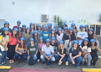 Estudantes de Biotecnologia Ambiental da Ufes de Alegre visitam BRK em Cachoeiro