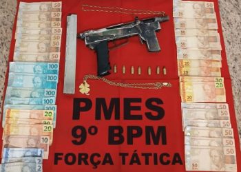 Armas de fogo são apreendidas pelo 9º BPM em Cachoeiro no fim de semana