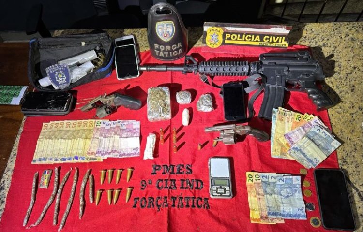 [Marataízes] PC desmantela organização criminosa que atuava no tráfico de drogas