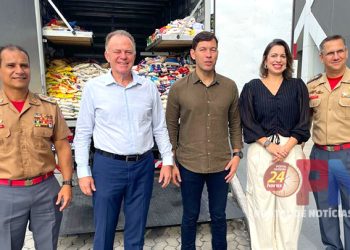 [Estado] Alimentos arrecadados em evento esportivo são entregues ao ES Solidário