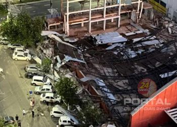 Desabamento de Ginásio em Vitória/ES ocorre durante reforma