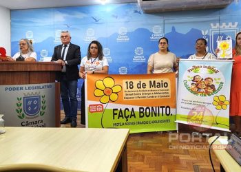 Câmara de Cachoeiro recebe apresentação do Maio Laranja e reforça combate à violência contra crianças