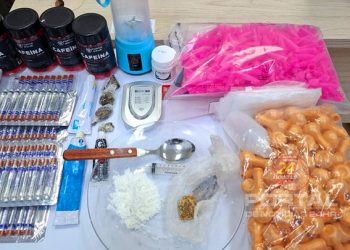 [Guaçuí] PM apreende laboratório para refino de entorpecentes