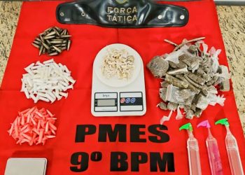 Força Tática e Radiopatrulha realizam prisões e apreensões de drogas em Cachoeiro e Vargem Alta