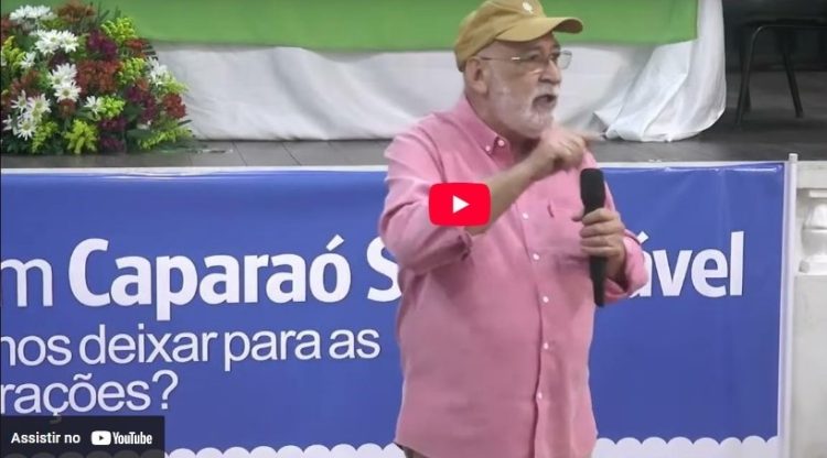 [2º Fórum Caparaó Sustentável] Impactante palestra do ex-ministro José Carlos Carvalho: “Beleza natural tem que ser transformada num produto turístico”