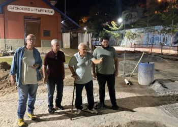 [Cachoeiro] Ferraço e Júnior acompanham últimos retoques nas obras de macrodrenagem