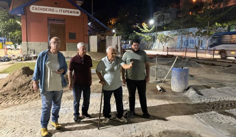 [Cachoeiro] Ferraço e Júnior acompanham últimos retoques nas obras de macrodrenagem