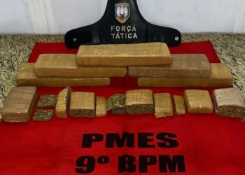 [Cachoeiro] Força Tática apreende 5kg de maconha e detém menor em operação no Baiminas