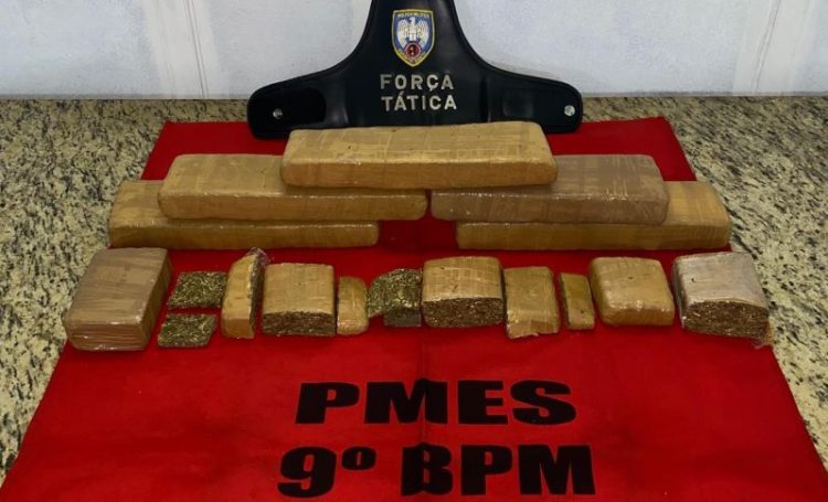 [Cachoeiro] Força Tática apreende 5kg de maconha e detém menor em operação no Baiminas