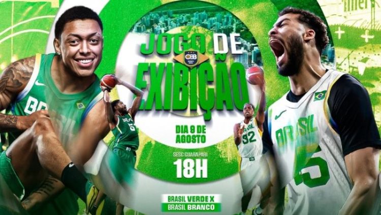 Guarapari recebe jogo exibição da Seleção Brasileira de basquete