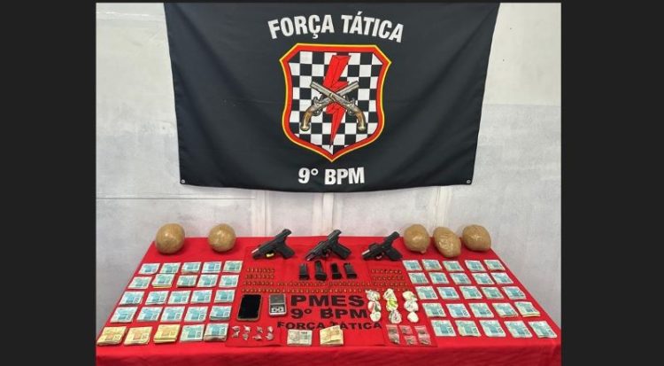 [Passando o rodo] PM prende traficante com mais de cinco quilos de cocaína em Cachoeiro