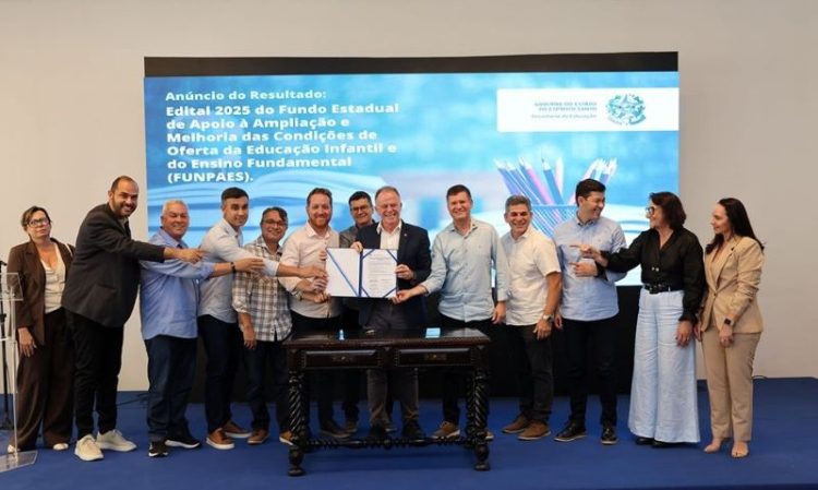 Casagrande anuncia resultado do Funpaes com investimento histórico de R$ 485 milhões