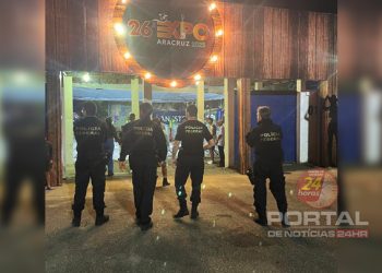 PF fecha empresa clandestina de segurança na 26ª Exposição de Aracruz