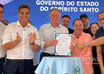 [Estado] Em Anchieta, governador inaugura revitalização de estrada rural do Caminhos do Campo