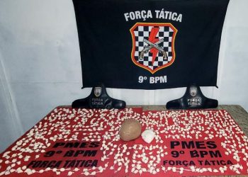 [Cachoeiro] PM apreende dois quilos de cocaína e desfalca organização criminosa em mais de R$ 100 mil