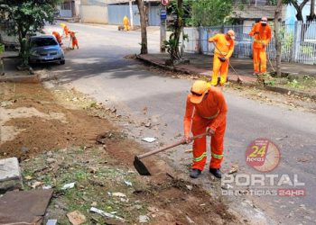 [Cachoeiro] Prefeitura realiza ações de limpeza em diversos bairros