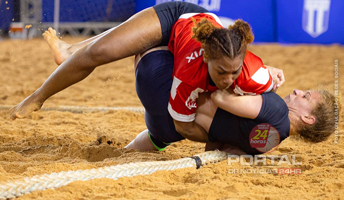 Atleta de Guarapari se destaca no JUBs Praia 2025