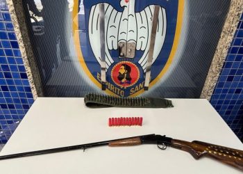 [Castelo] PM prende homem que disparou espingarda contra a companheira