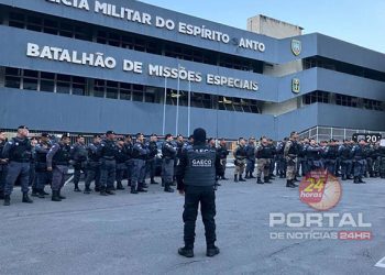 Mais de 150 policiais realizam operação contra grupo criminoso em Domingos Martins e em outros três municípios