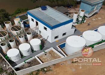 Prefeitura de Kennedy reinaugura Estação de Tratamento de Água de Praia das Neves após reforma e ampliação