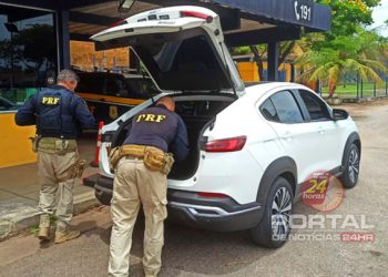 [Capixabas] PRF recupera veículo roubado em Campos dos Goytacazes