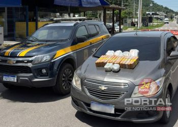 PRF apreende 20 kg de drogas na BR-101 no ES
