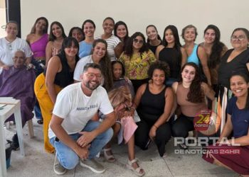 [Marataízes] Ação das alunas do curso de Estética do Qualificar ES no CCR