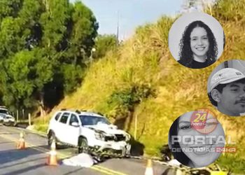 [Jerônimo Monteiro] Jovens morrem atropelados enquanto recebiam socorro após colisão