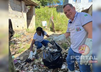 [Kennedy] Mutirão de mobilização reforça combate às arboviroses e promove melhorias em residência no centro da cidade
