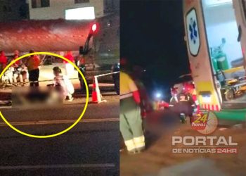 [Iconha] Mulher morre atropelada por caminhão na BR-101