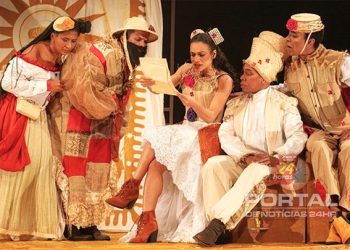 [Theatro Carlos Gomes] Gota, Pó e Poeira apresenta “O Santo e a Porca” em Vitória
