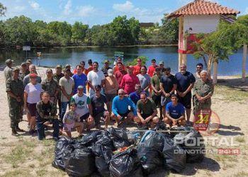[Itapemirim] Ação voluntária mobiliza comunidade na limpeza da Lagoa Guanandy