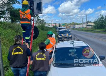 PRF intensifica fiscalização com uso de câmeras inteligentes na BR-101 no Espírito Santo