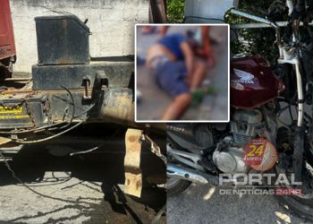 Jovem morre em colisão com caminhão em Piúma