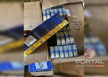 [Operação Caixa Baixa] PF realiza prisão e apreensão de cigarros ilegais no ES