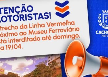[Festival do Rei] Linha Vermelha interditada no Centro de Cachoeiro